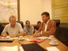Inserve - Simon and Mike at the opening meeting